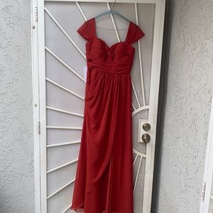 New Azazie Rust Bridesmaid Dress